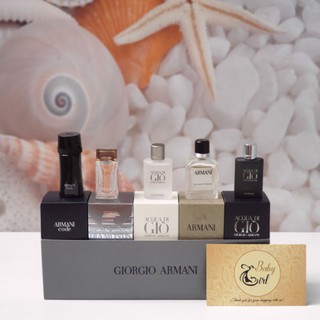 SET NƯỚC HOA GIFT SET GIORGIO ARMANI MINI FOR MEN