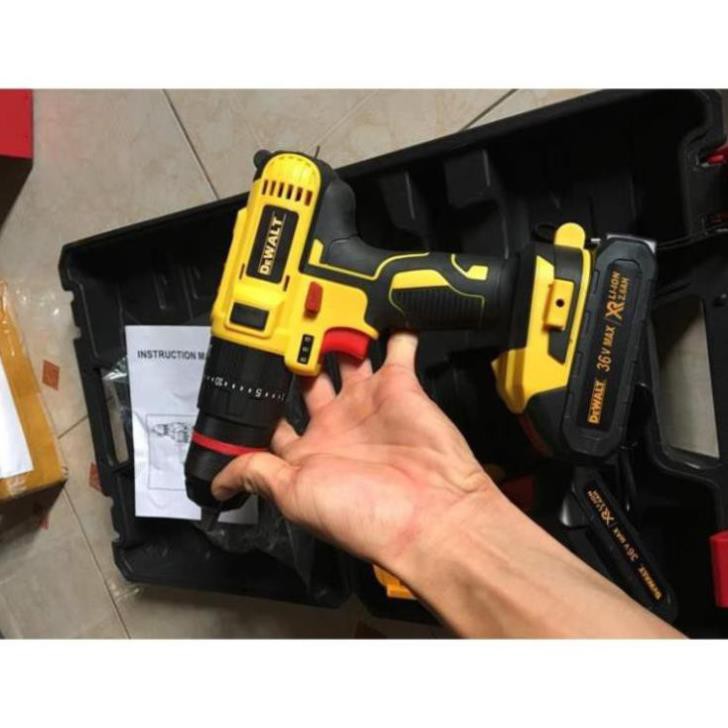 Máy khoan pin có búa 36v đầu 13mm
