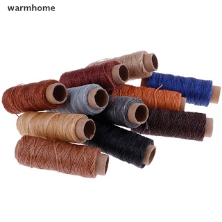 warmhome 50m/Roll Leather Sewing Flat Waxed Thread Wax String Hand Stitching Craft 150D RFT