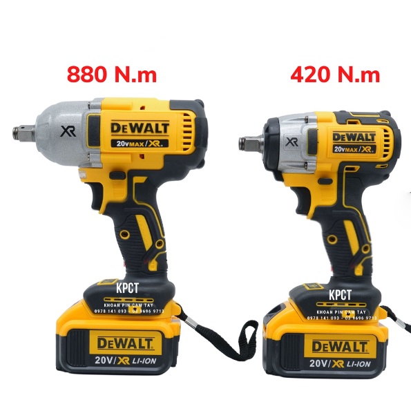 Máy siết bulong Dewalt DCF899 lực siết lớn 880Nm - Mới nhất
