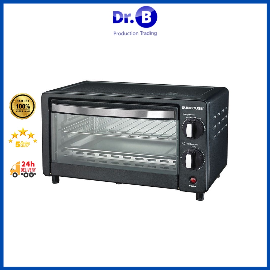 Lò nướng Sunhouse SH4207 dung tích 10l bảo hành chính hãng 12 tháng