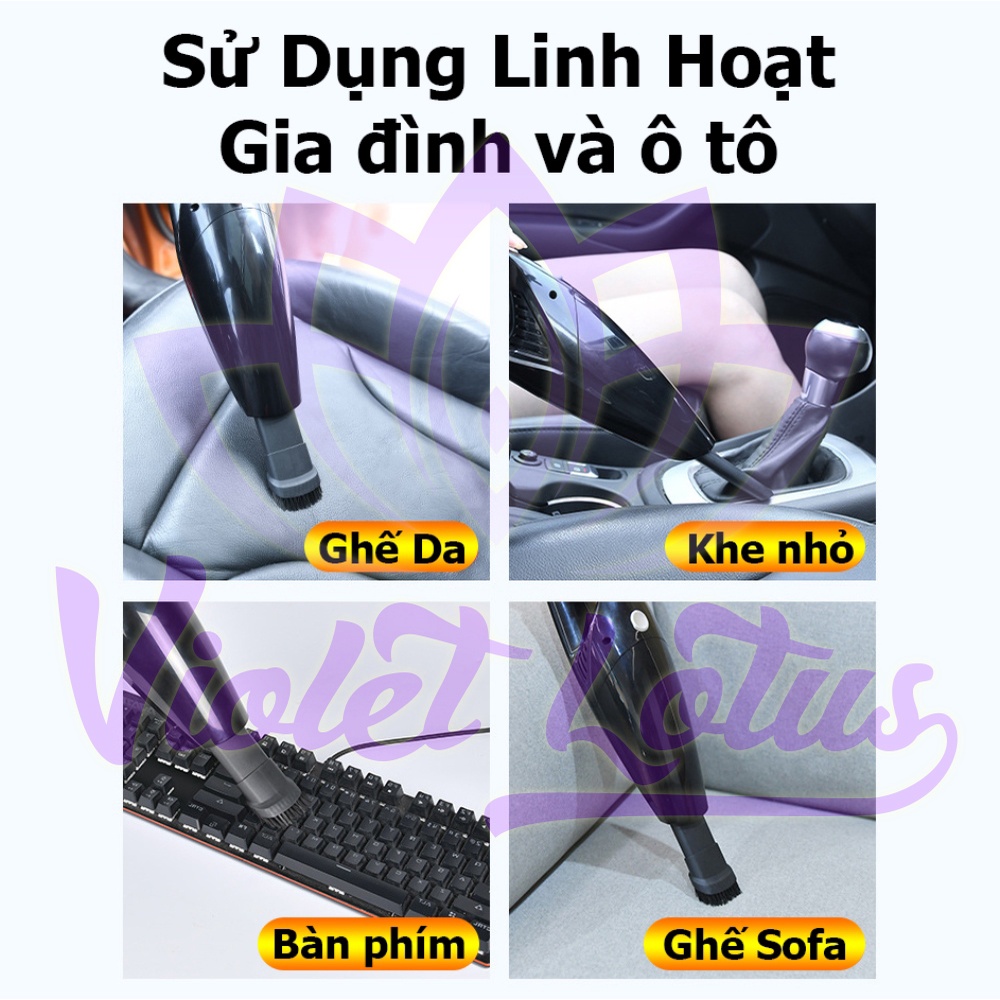 [Hút Siêu Mạnh] máy hút bui cầm tay Mini Không Dây, Máy hút bụi Ô Tô và Gia Đình Nhỏ hơn Mạnh hơn X2001CS