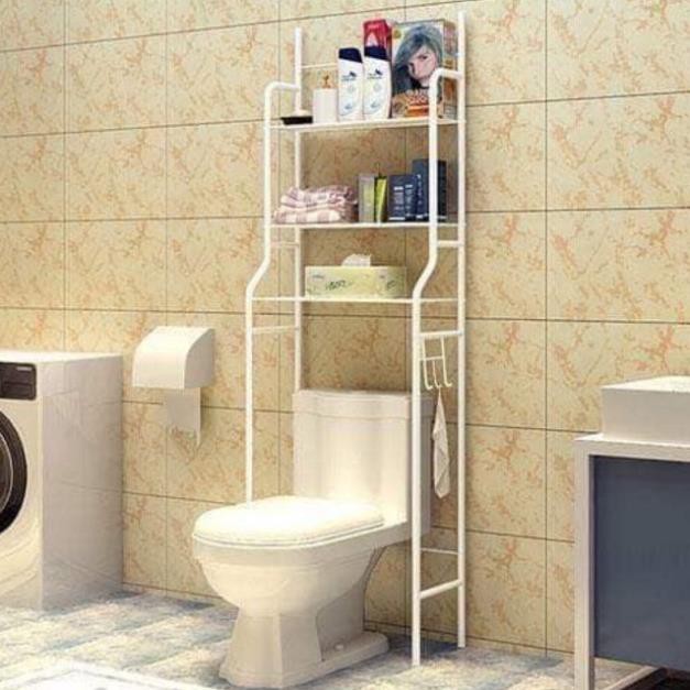 [KHO SỈ] KỆ ĐỂ ĐỒ PHÒNG VỆ SINH SAU TOILET THÔNG MINH