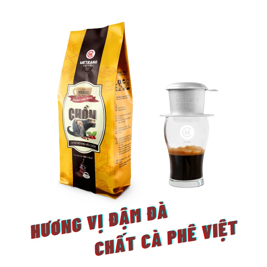 Cà phê Chồn Mê Trang - Túi hạt rang 500g