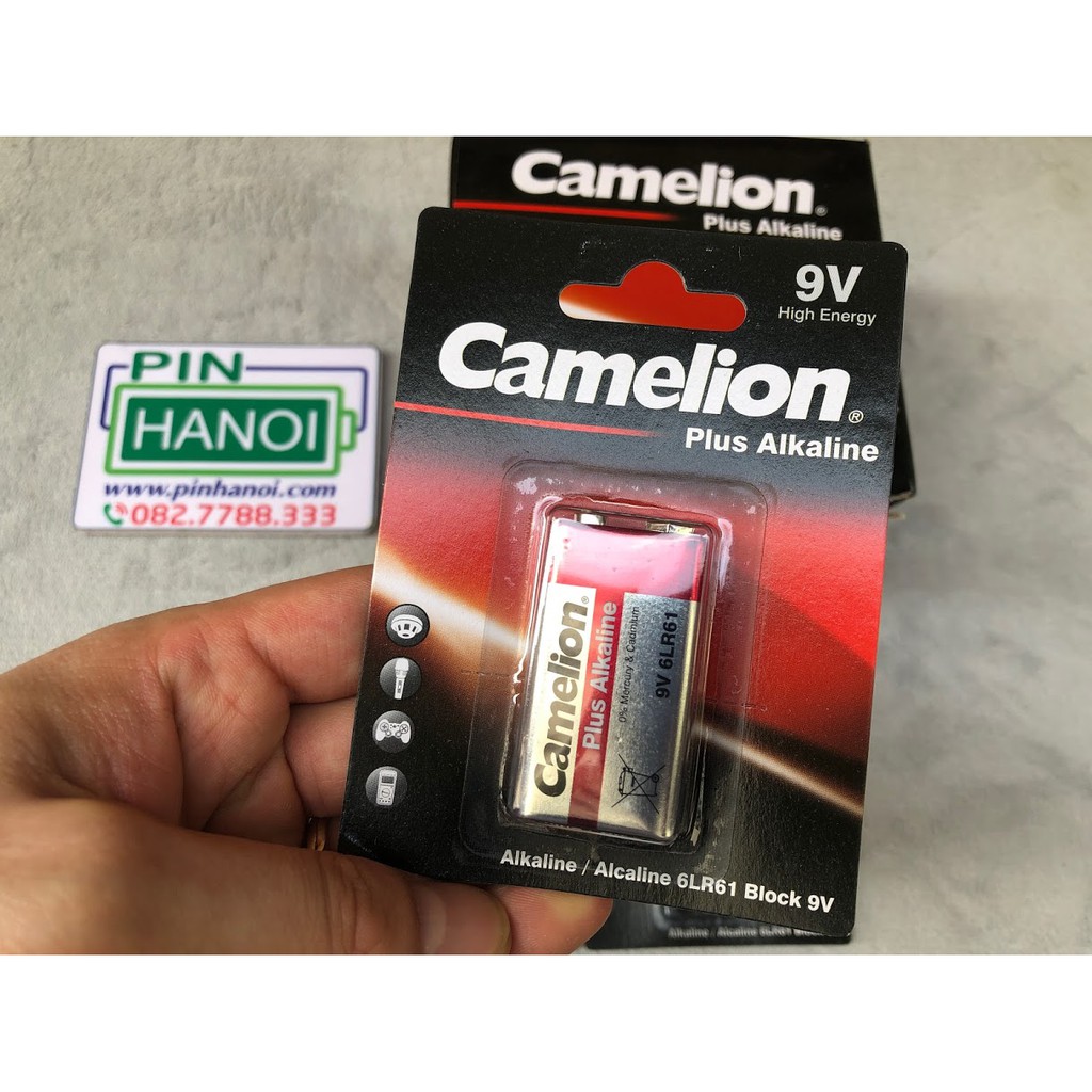 Pin vuông 9V Camelion Plus Alkaline 6LR61-BP1