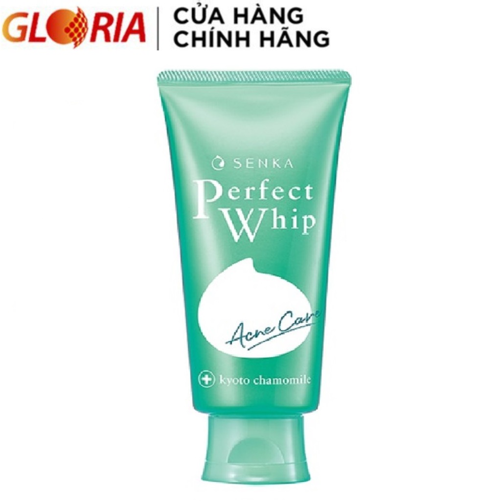 Sữa rửa mặt dành cho da mụn Senka perfect whip acne care 100g