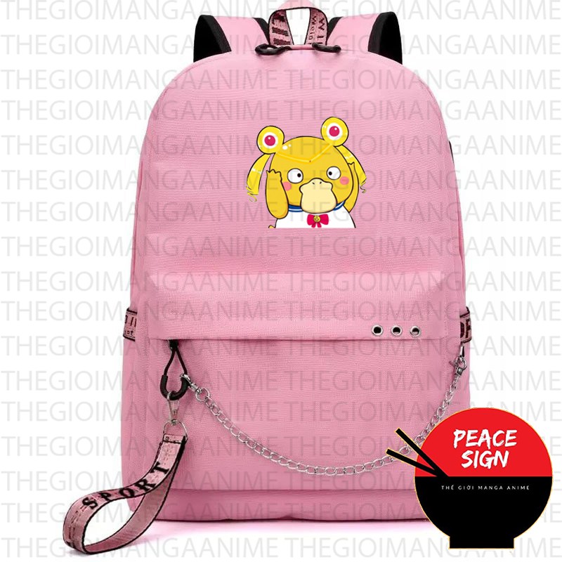 Balo thông minh in hình PSYDUCK ver ONE PIECE Konduck anime chibi