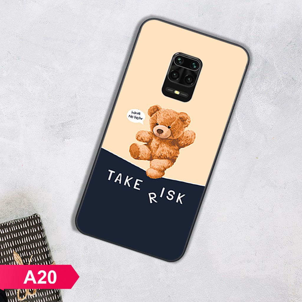 ỐP LƯNG XIAOMI REDMI NOTE 9/NOTE 9S/NOTE 9 PRO HÌNH GẤU MẬP HOẠT HÌNH CỰC ĐÁNG YÊU