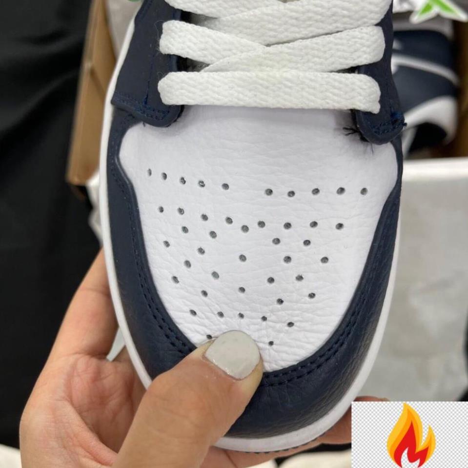 Giày jordan navy cổ cao nam nữ, giày jd1 high hàng đẹp full box. bill -O*dc 🏇