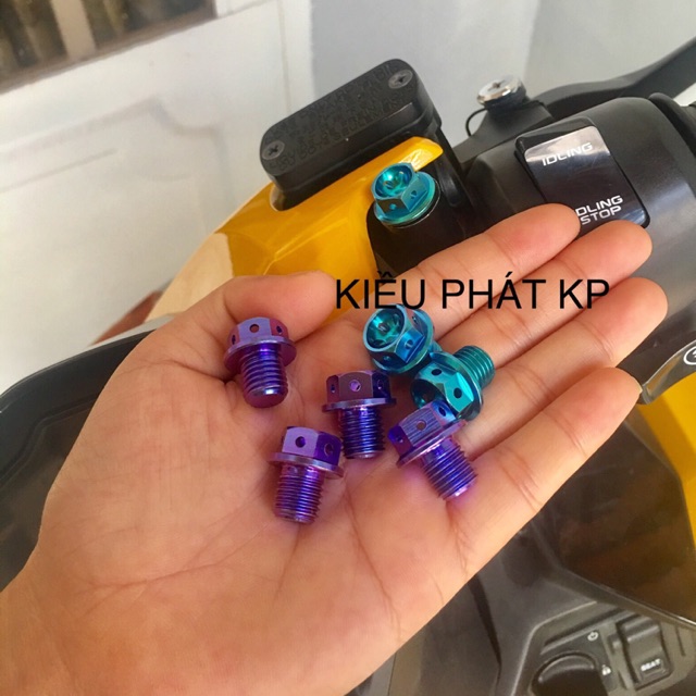 Ốc Chân Kính Chuẩn Titan Gr5 Kiểu Vương Niệm