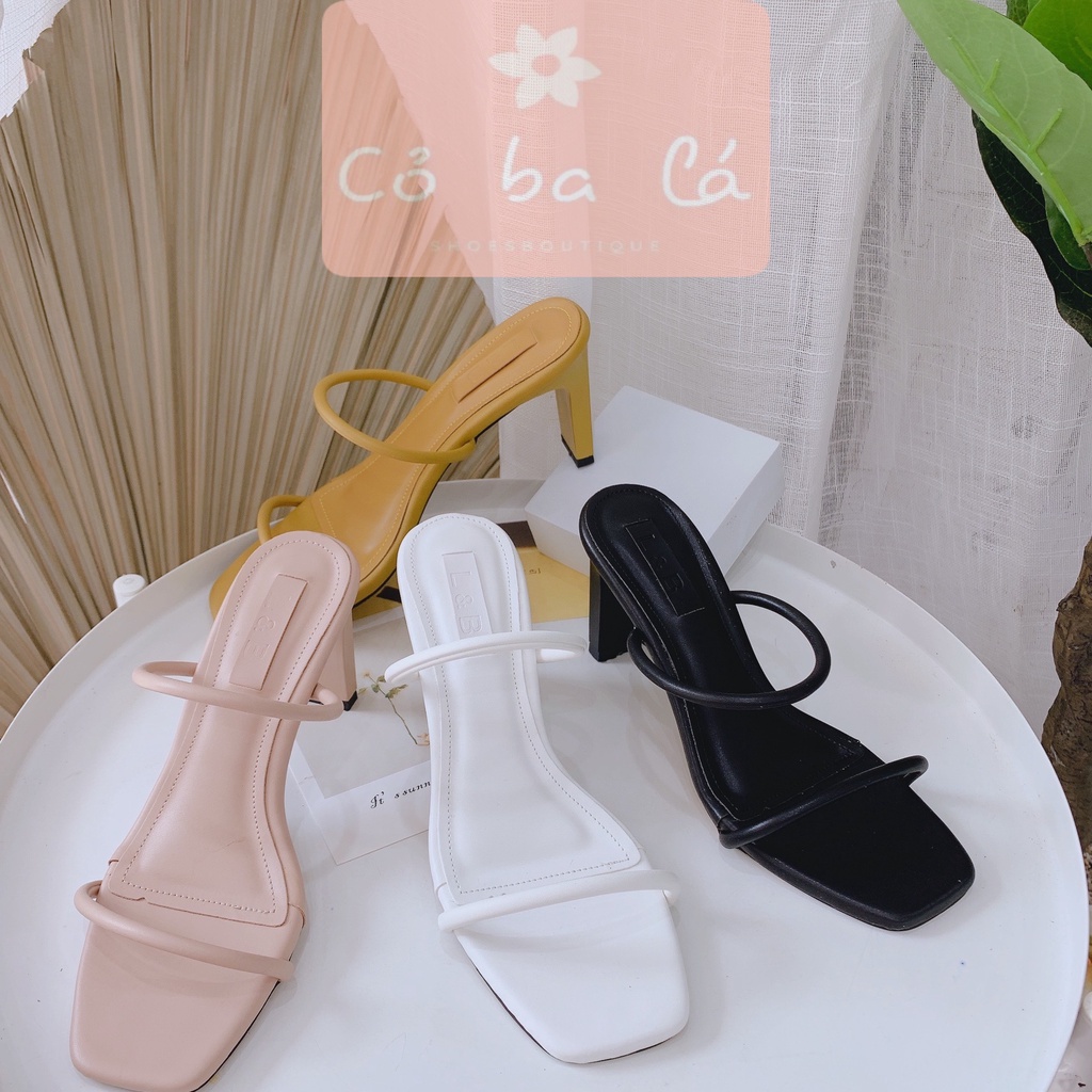 GUỐC CAO GÓT THỜI TRANG COBALA SHOES - DÉP GUỐC NỮ DÂY MẢNH D19090700