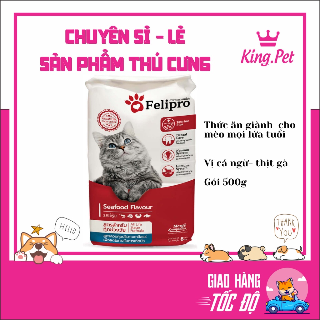 CÁM FELIPRO- Thức ăn cho mèo mọi lứa tuổi - Bao 8kg