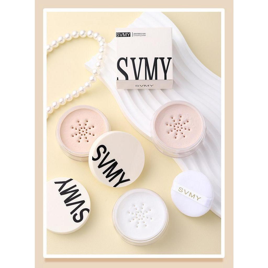 Phấn Phủ Dạng Bột Cố Định Lớp Trang Điểm Trong Suốt 3 Màu Để Chọn