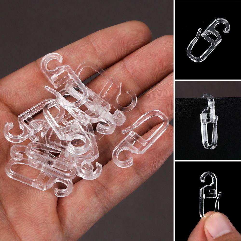 MIQUEL Móc Treo Rèm Cửa Bằng Nhựa Siêu Bền Tiện Dụng