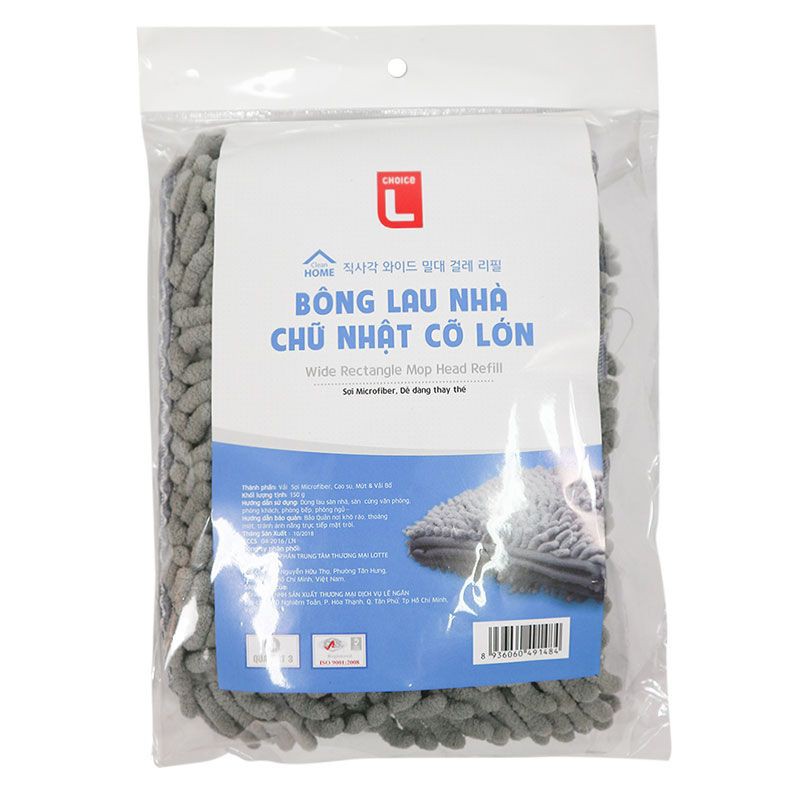 CL-Bông Lau Nhà Clean Home Chữ Nhật Cỡ Lớn