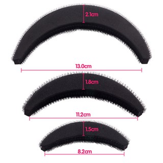 sét 3 chiếc đệm làm phồng tóc mái