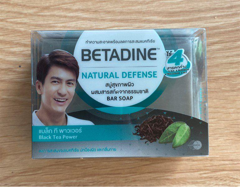 Xà phòng kháng khuẩn Betadine Natural Defense 110g