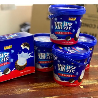 Bánh oreo socola xô nhân chảy 3 lớp  Bánh oreo xô 118g