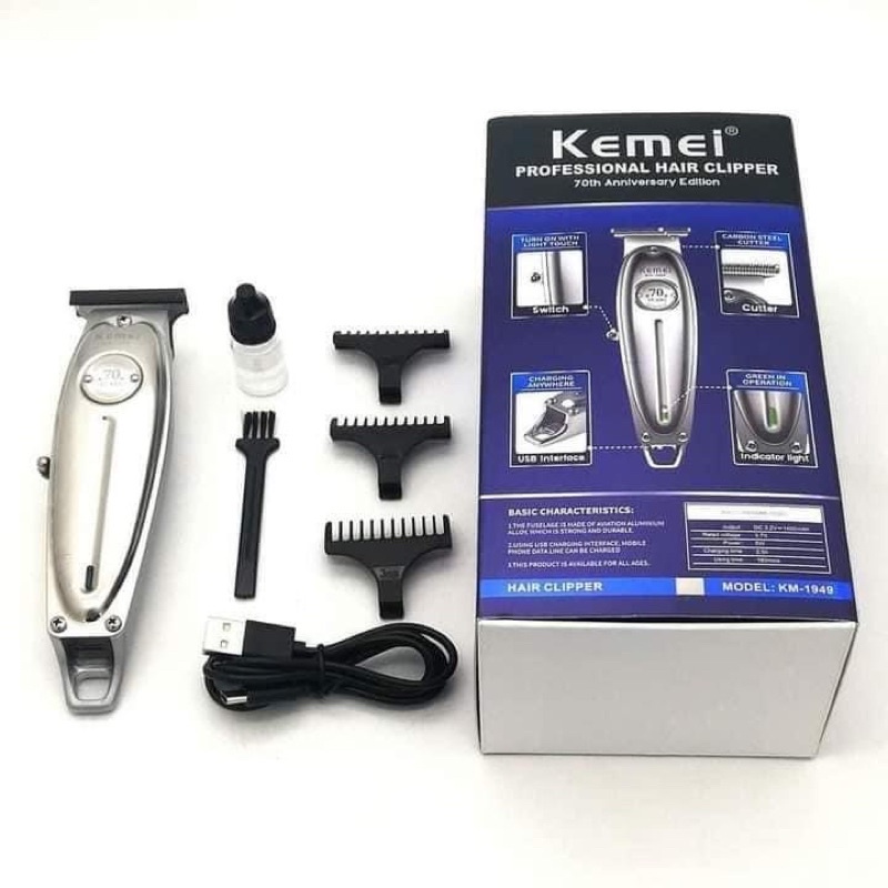 Tông đơ chấn viền Kemei 1949 đã mài chuốt