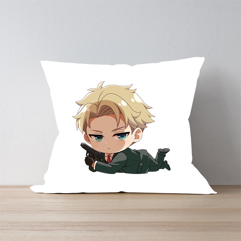 Gối IN HÌNH SPY x Family ver nằm gia đình điệp viên anime chibi xinh xắn dễ thương tiện lợi xinh xắn êm ái