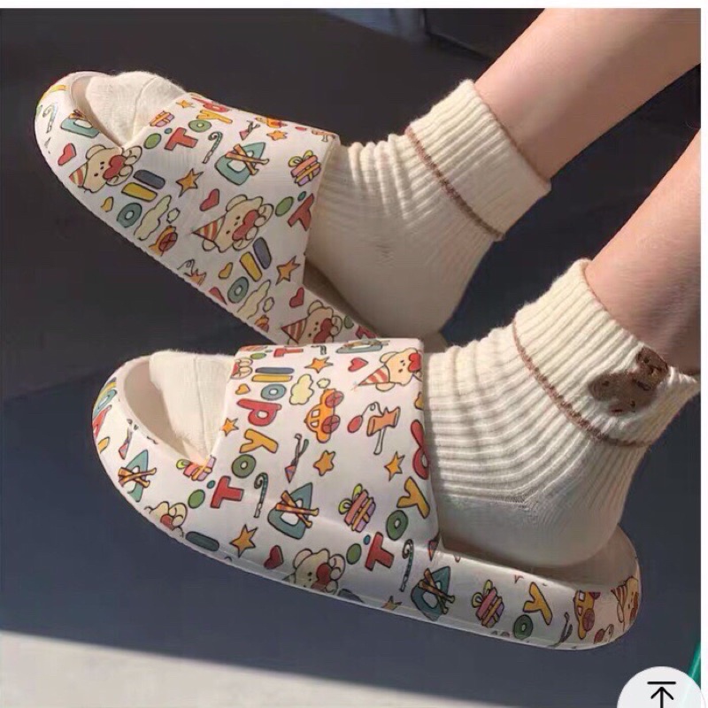 Dép bánh mì chữ Toydoll ngộ nghĩnh