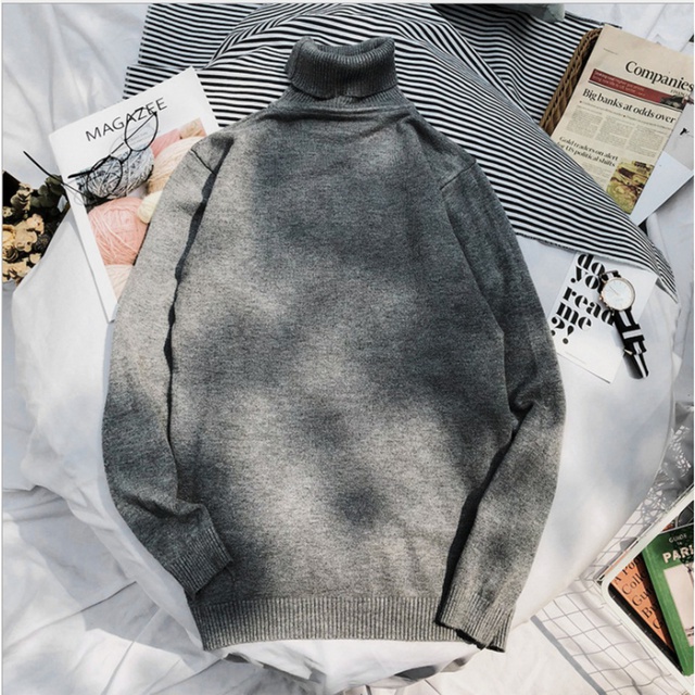 Áo len nam cổ lọ lông cừu đủ size từ 55 - 75kg chất đẹp -AL01 | BigBuy360 - bigbuy360.vn