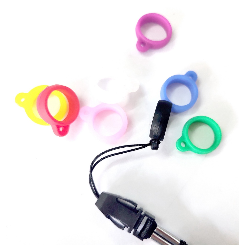 Vòng silicon buộc thiết bị cầm tay cỡ nhỏ đường kính Φ 20mm có clip thực tế