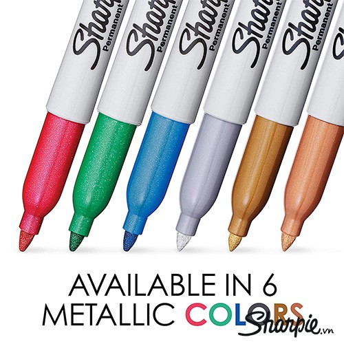 Bút marker ánh kim Sharpie Metallic - Emerald (Xanh ngọc lục bảo)