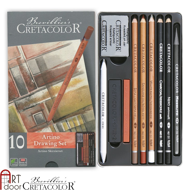 [ARTDOOR] Bộ bút chì cơ bản CRETACOLOR Artino Art 10 món (40020)