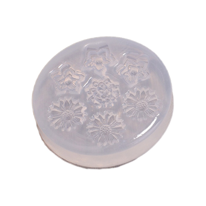 Sa 1 / 2 Khuôn Silicone Tự Làm Mặt Trang Sức Tiện Lợi