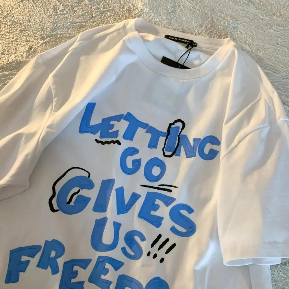 NRVP Áo Thun 100% Cotton Dáng Rộng Thời Trang Hàn Quốc Cho Nữ