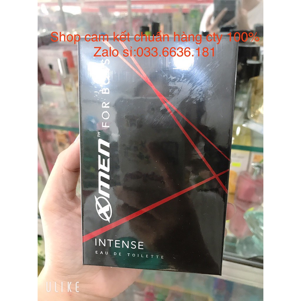 nước hoa X-MEN FOR BOSS  INTENSE - HƯƠNG TRẦM ĐẦY NỘI LỰC 49ml [ chuẩn hàng cty 100%]
