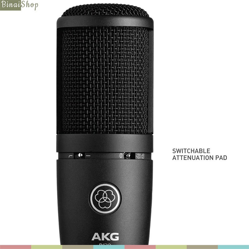 Micro thu âm condenser 48v AKG P120