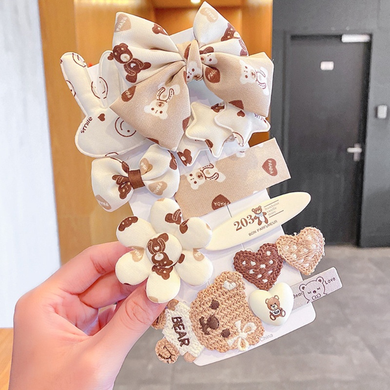 Kẹp Tóc Đuôi Ngựa Trang Trí Hoa Hoạt Hình Đáng Yêu Dành Cho Trẻ Em