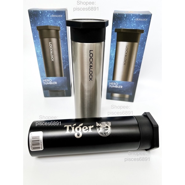 Bình giữ nhiệt Lock&Lock Hero Tumbler 400ml LHC4112 bằng thép không gỉ
