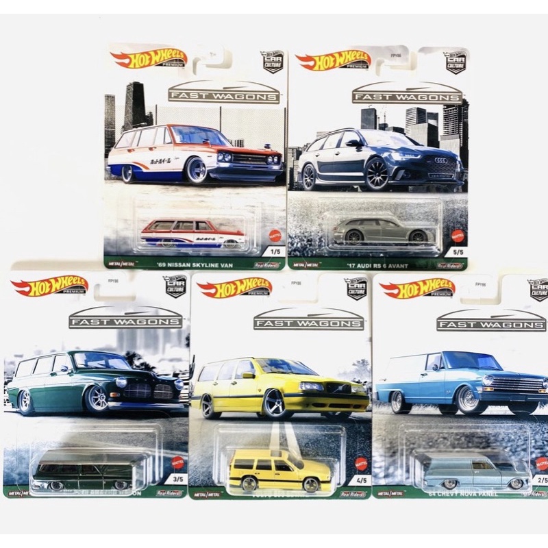 Hotwheels - Car Culture Fast Wagon - Xe mô hình tỉ lệ 1/64