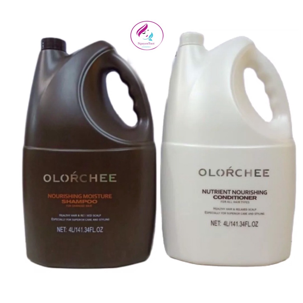 Dầu gội xả OLORCHEE siêu mềm mượt 4 LÍT/ CAN [ Chính hãng]