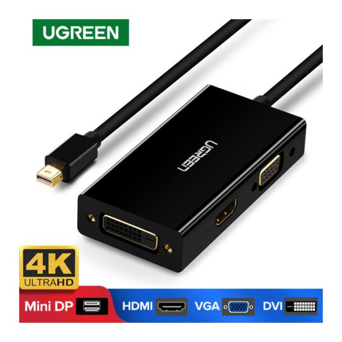 UGREEN Bộ Chuyển Đổi Thunderbolt 2 Sang Hdmi Vga Dvi 3 Trong 1 | BigBuy360 - bigbuy360.vn