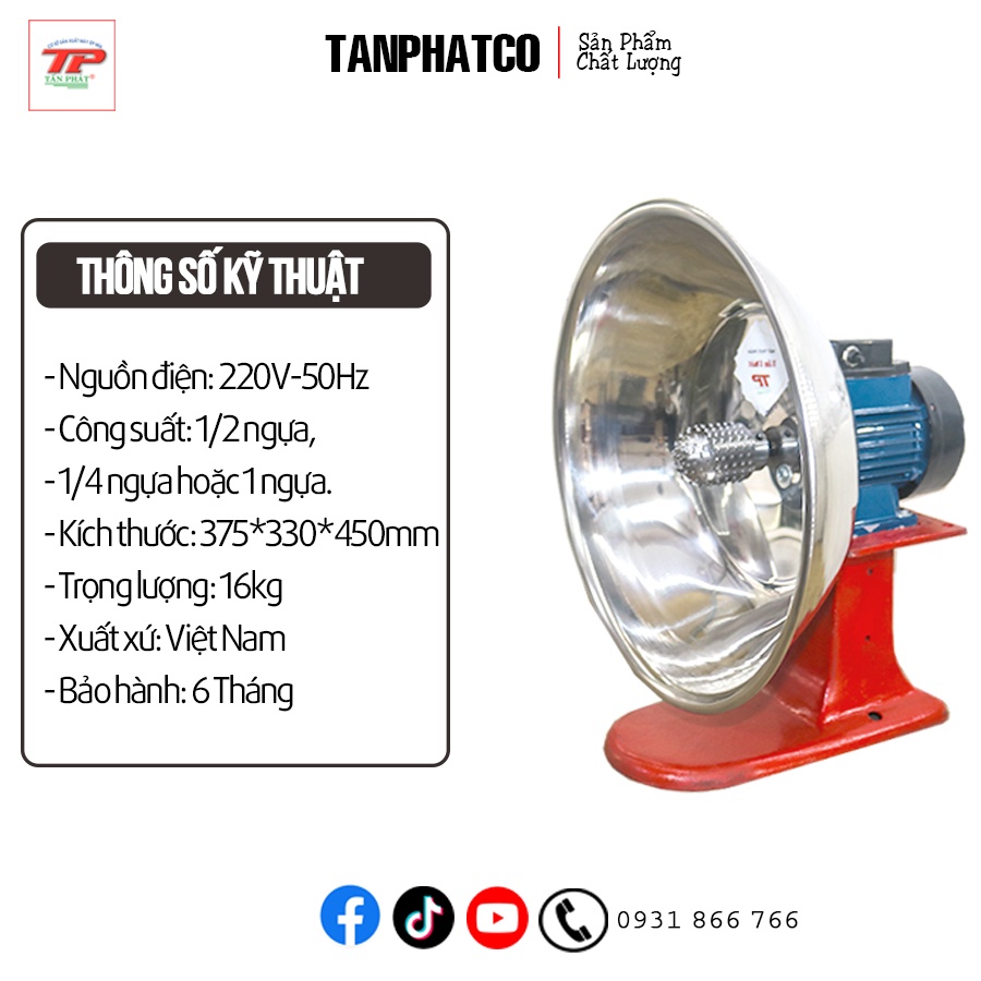 Máy nạo cơm dừa khô , nạo nhuyễn , nạo sợi , motor êm ái | tanphatco.vn