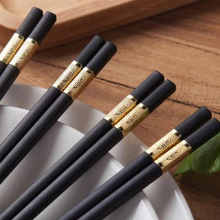 Combo 10 Đôi Đũa Mạ Vàng Hàn Quốc