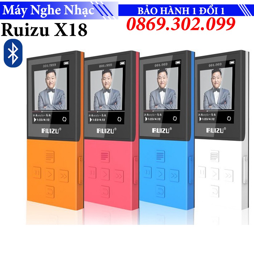 Máy nghe nhạc bluetooth Ruizu X18 - Mp3 Lossless