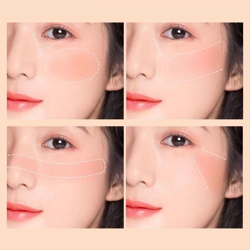 Bảng phấn má hồng 6 ô màu hạt dẻ XIYUAN mỏng mịn tự nhiên Chestnut Six-color Blush Powder Tray hottrend hottiktok XIYU05 | BigBuy360 - bigbuy360.vn