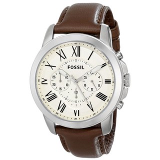 Đồng Hồ Nam Fossil Grant Chronograph Brown Leather FS4735