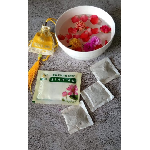 3 Gói lớn Bột Thảo Dược Phong Thủy BÌNH AN ( 9 túi lọc Bột )