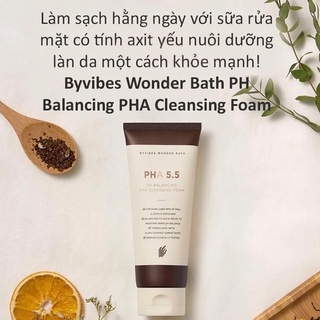 Sữa rửa măt PHA 5.5 BYVIBES WONDER BATH - 150ML