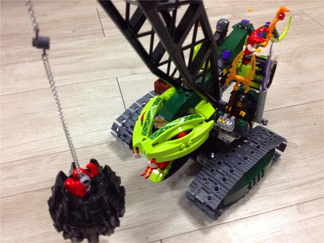 Lắp Ráp Bela 9761 Xe chuỳ bọ cạp Ninjago SS1
