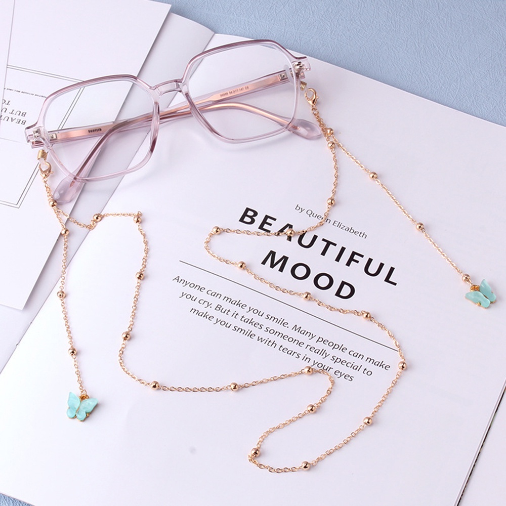 Dây Đeo Khẩu Trang unisex Chống Thất Lạc Hình Bướm Phong Cách Cổ Điển Thời Trang