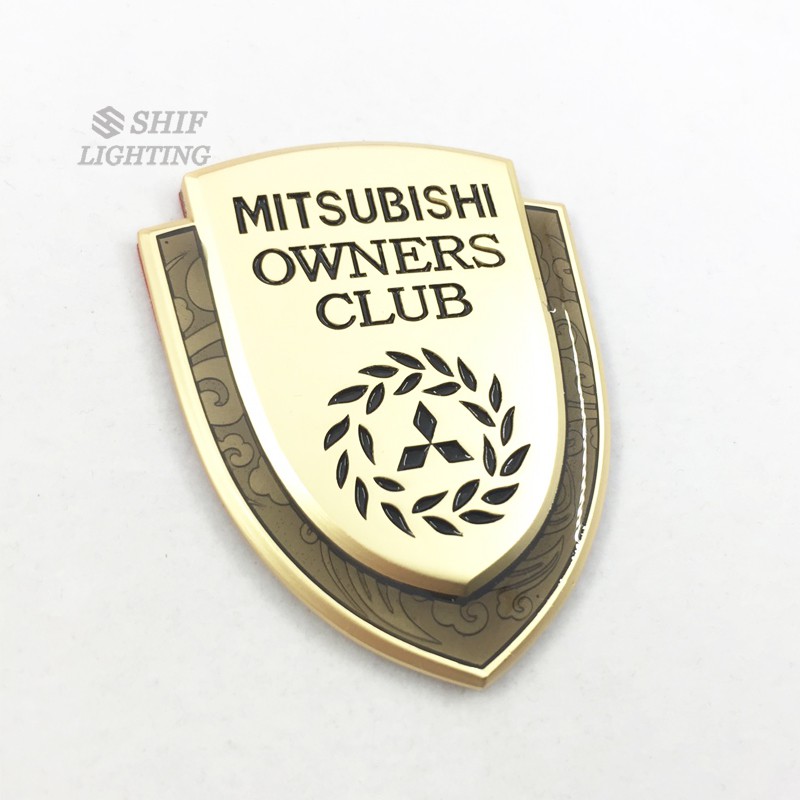 Miếng dán logo xe hơi Mitsubishi owners