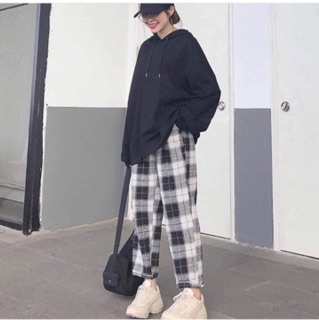 🎈Baggy Suông Caro Kẻ Ô To