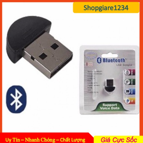 Usb Bluetooth 2.0 mini nhỏ gọn. Thu phát Bluetooth cho máy tính, laptop